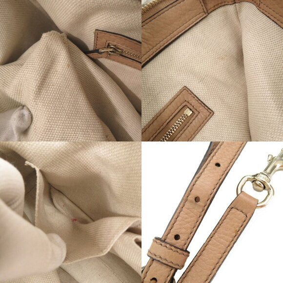 GUCCI Cream Leather Shoulder Bag - Picture 11 of 11